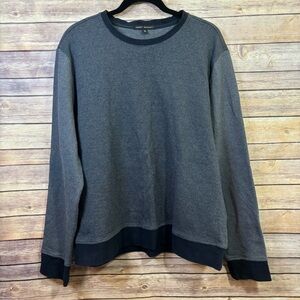 Robert Barakett Blue Cotton Crewneck Sweater